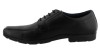 POD Angus Black Leather Lace-Up Shoes