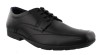 POD Angus Black Leather Lace-Up Shoes