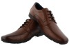 POD Angus Cognac Leather Lace-Up Shoes