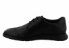 POD ASTON triple black leather lace-up casual shoes