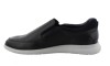 POD Holden Navy Leather Slip-On Shoes