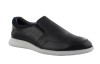 POD Holden Navy Leather Slip-On Shoes