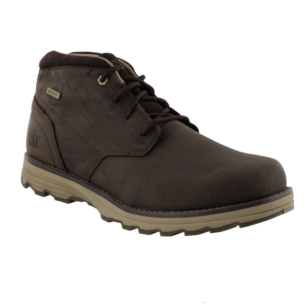 CAT ELUDE WP DARK BROWN - Bigfootshoes