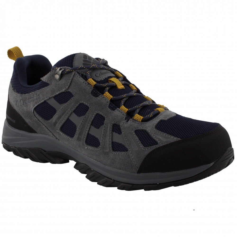 Columbia REDMOND III WATERPROOF WALKING SHOE COLLEGIATE NAVY/CURRY ...