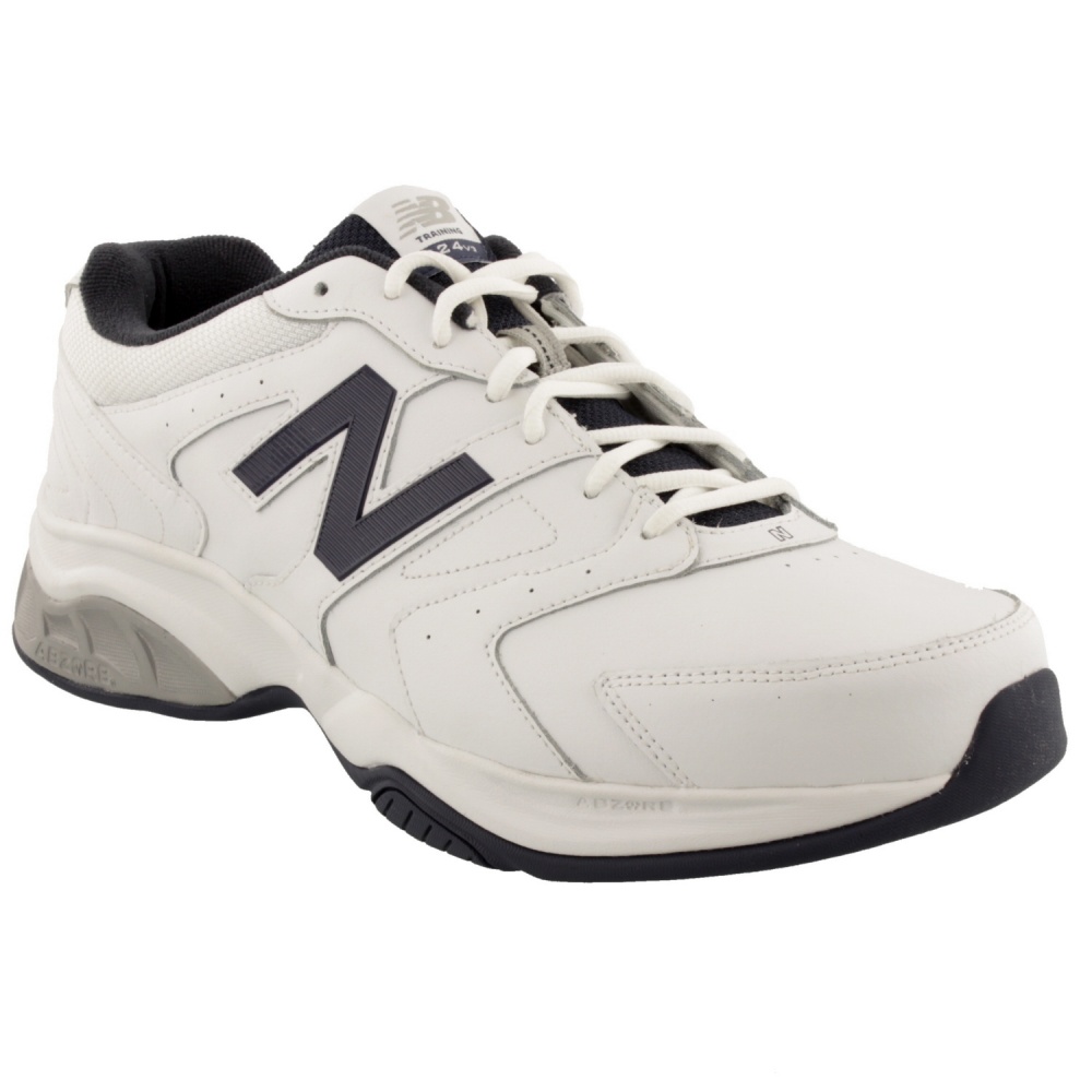 New Balance MX624-2E Wide White - Bigfootshoes
