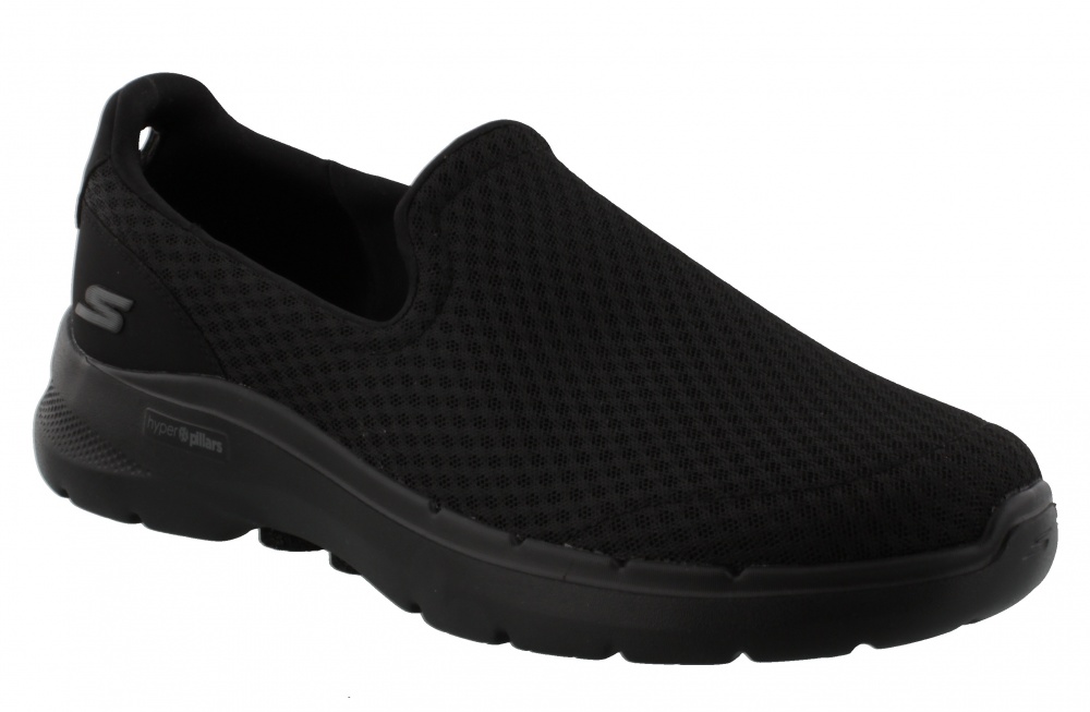 Skechers GOwalk 6 - Motley Shoe Black 216208 /BBK - Bigfootshoes