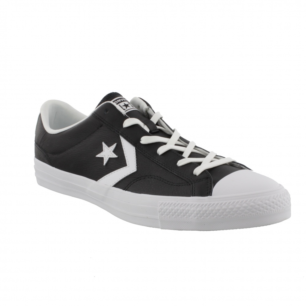 converse star player ox leather black
