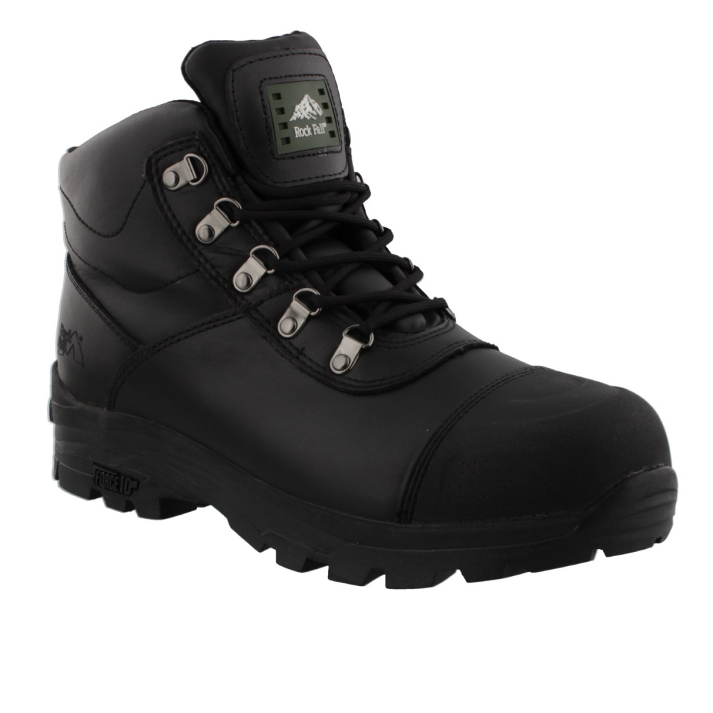 Rockfall Granite Mid cut boot RF170 black - Bigfootshoes